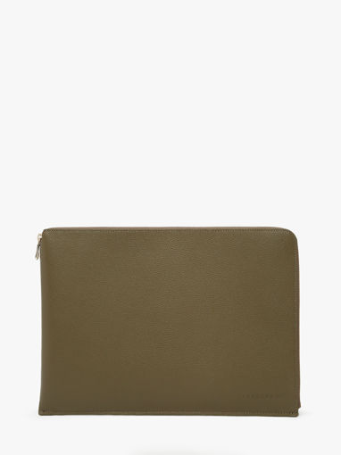 Longchamp Le foulonn Etui passeport Marron