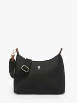 Crossbody Bag Popette Nylon Tommy hilfiger Black popette AW17937