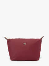 Nylon Zipped Pouch Th Icon Tommy hilfiger Red th icon AW17727