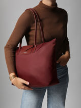 Smart Tote Bag A4 Format Lancaster Violet smart kba 31-vue-porte