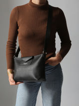 Sac Bandoulire Maya Double Kba Lancaster Noir maya double kba 105-vue-porte