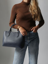 Sac Port Main Madrid Hexagona Bleu madrid 535979-vue-porte