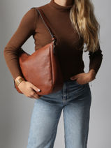 Sac Bandouli�re Toscane Hexagona Marron toscane 579737-vue-porte