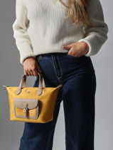 Sac Bandoulire Kiana Nylon Hexagona Jaune kiana 1720185-vue-porte