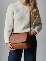 Shoulder Bag Maya Hexagona Brown maya 2120201-vue-porte