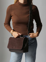 Shoulder Bag Brodery Torrow Brown brodery TBRO03-vue-porte
