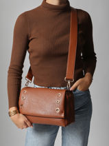 Shoulder Bag Plum Torrow Brown plum TPLU1B-vue-porte