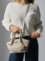 Sac � Main Caviar Cuir Milano Beige caviar CA25063-vue-porte