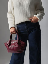 Sac � Main Caviar Cuir Milano Rouge caviar CA25063-vue-porte