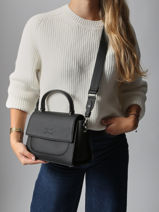 Leather Charlene Crossbody Bag Nathan baume Brown event 9-vue-porte