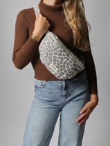 Recycled Coton Custine Belt Bag Rivedroite Brown into the wild CUSTIINT-vue-porte