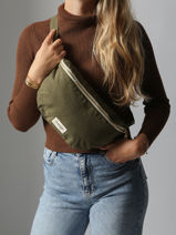 Recycled Coton Custine Belt Bag Rivedroite Orange timeless CUSTITIM-vue-porte