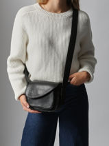 Sac Bandoulire Heritage Cuir Biba Noir heritage BLT1L-vue-porte