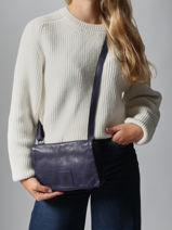 Sac Bandouli�re Heritage Cuir Biba Rouge heritage BT33-vue-porte