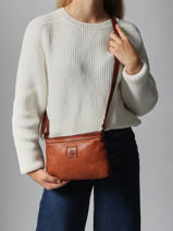 Crossbody Bag Heritage Biba Brown heritage BT37-vue-porte