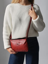 Crossbody Bag Heritage Biba Brown heritage BT37-vue-porte