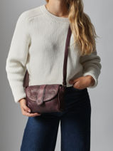 Shoulder Bag Heritage Leather Biba Red heritage KAY1L-vue-porte