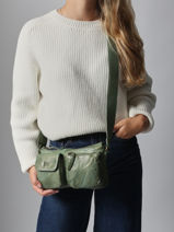 Sac Bandoulire Heritage Cuir Biba Marron heritage KEO1L-vue-porte