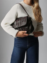 Shoulder Bag Heritage Leather Biba Brown heritage MEE1L-vue-porte