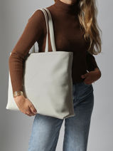 Shoulder Bag Sculpted Calvin klein jeans White sculpted 4K3070G-vue-porte