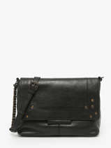 Shoulder Bag Felizia Leather Pieces Black felizia 17116819