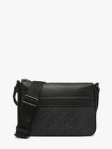 Crossbody Bag Tommy hilfiger Black monogram AM13577