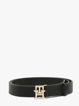 Belt Tommy hilfiger Black th logo AW17496
