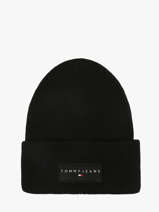 Beanie Tommy hilfiger Black linear AM13666