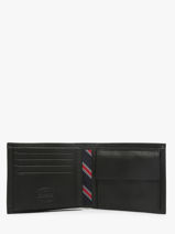 Wallet Leather Tommy hilfiger Black eton AM00657-vue-porte