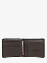 Portefeuille Cuir Tommy hilfiger Marron corporate AM13741-vue-porte