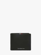 Wallet Corporate Leather Tommy hilfiger Black corporate AM13741