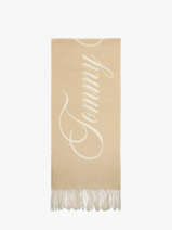 �charpe Tommy hilfiger Beige tommy script logo AW17786