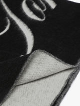 Scarf Tommy hilfiger Black tommy script logo AW17786-vue-porte