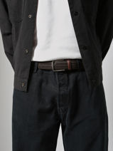 Ceinture Etrier Marron bride EBRI713C-vue-porte