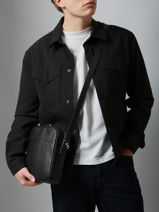 Sac Bandoulire Arthur & aston Noir gael 6-vue-porte