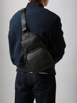 Crossbody Bag Hexagona Black odyssey 489933-vue-porte