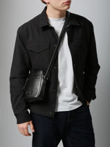 Pochette Homme Wylson Noir hanoi 1-vue-porte