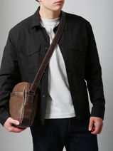 Leather Joseph Crossbody Bag Arthur & aston Brown marco 9-vue-porte