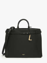 Shopping Bag Faubourg Leather Lancel Black faubourg A13792