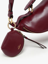 Leather Origami Coin Purse Lancel Violet origami A13859-vue-porte