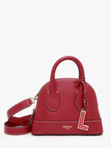 Sac Bandoulire Belleville Cuir Lancel Rouge belleville A13735
