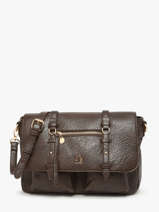 Sac Bandoulire Bride Lulu castagnette Marron bride ZAYANN