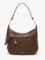 Shoulder Bag Zip Lulu castagnette Brown zip ZAHED