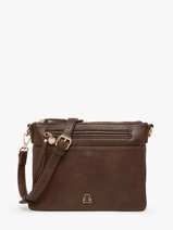 Shoulder Bag Zip Lulu castagnette Brown zip ZAHARA