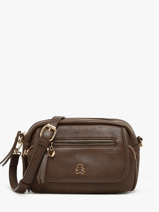 Shoulder Bag Zip Lulu castagnette Brown zip ZAER