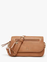Shoulder Bag Zip Lulu castagnette Brown zip YRONDE