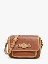 Sac Bandouli�re Embossed Lulu castagnette Marron embossed ZAIDOU