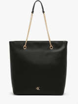 Shoulder Bag Minimal Mono Recycled Polyester Calvin klein jeans Black minimal mono 4F3204G