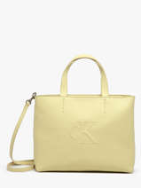 Sac Port Main Sculpted Calvin klein jeans Jaune sculpted 4K3111G