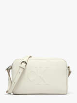 Shoulder Bag Sculpted Calvin klein jeans White sculpted 4K3036G